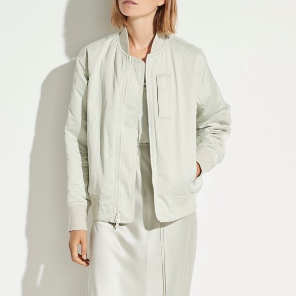 NWT Vince Sporty-chic Bomber Lined Jacket